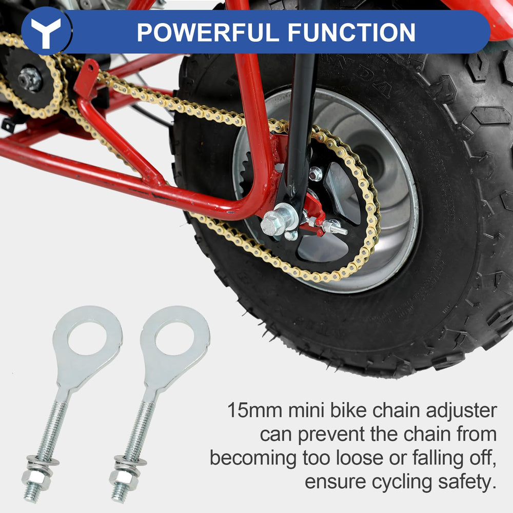 YOXUFA chain tensioner adjusters for simple, accurate tensioning.