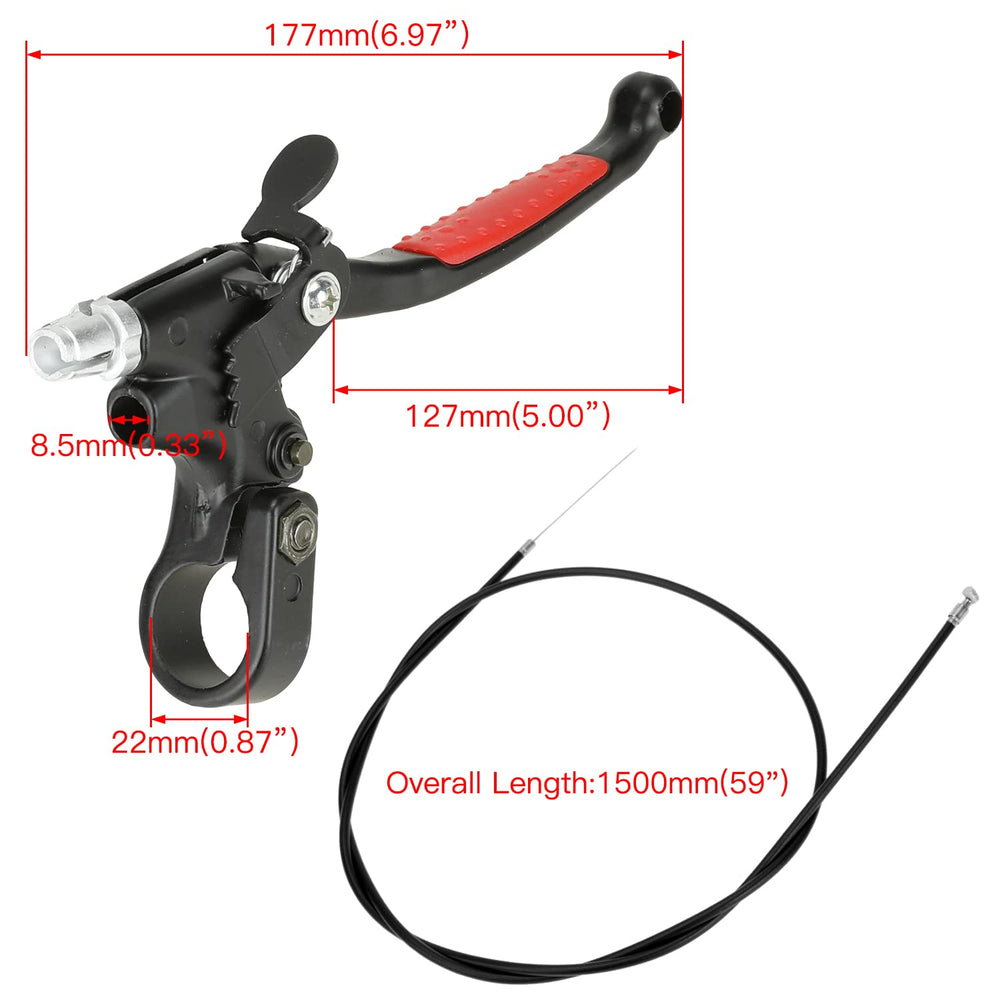 YOXUFA clutch cable lock locker secures the cable during use