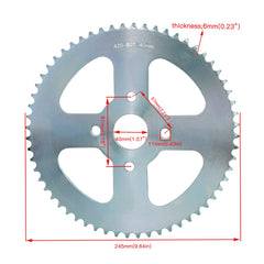 YOXUFA compatible sprocket fits Baja Warrior and Massimo bikes