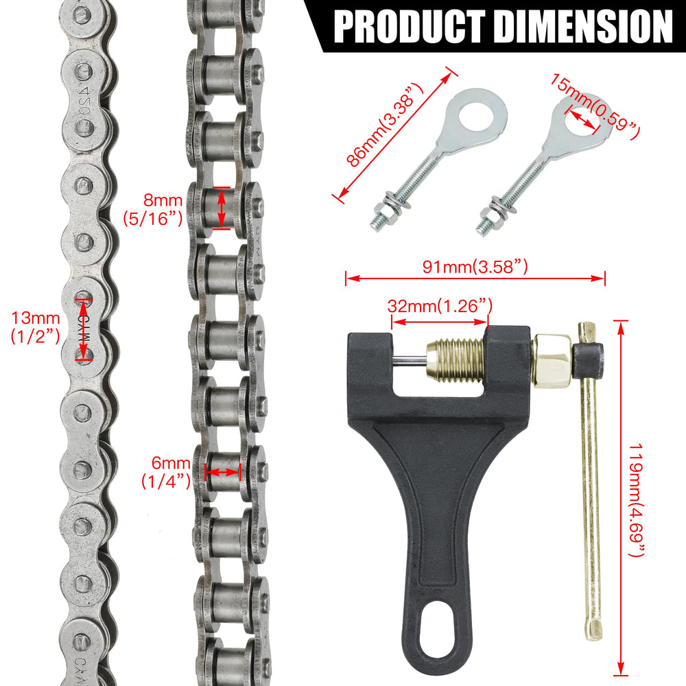 YOXUFA 420 chain compatible with Coleman CT200U and BT200X