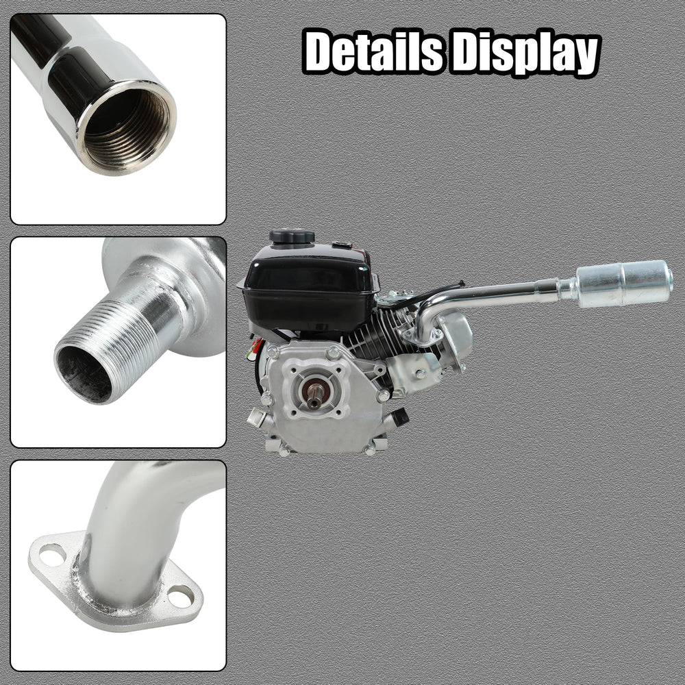 YOXUFA exhaust hardware pack includes screws, ties, and a wrench for quick install.