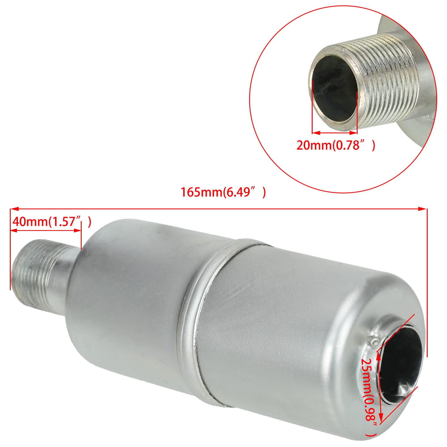YOXUFA 50mm mounting holes alignment for compatible engines