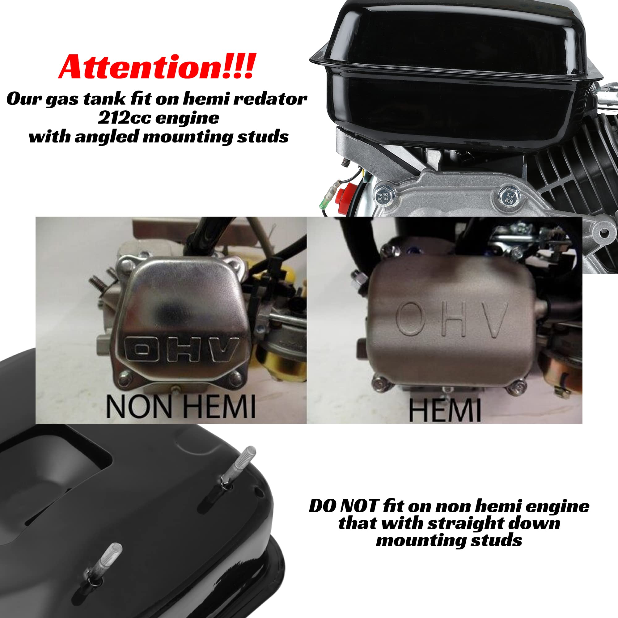 YOXUFA gas cap enables side access for easier refueling.