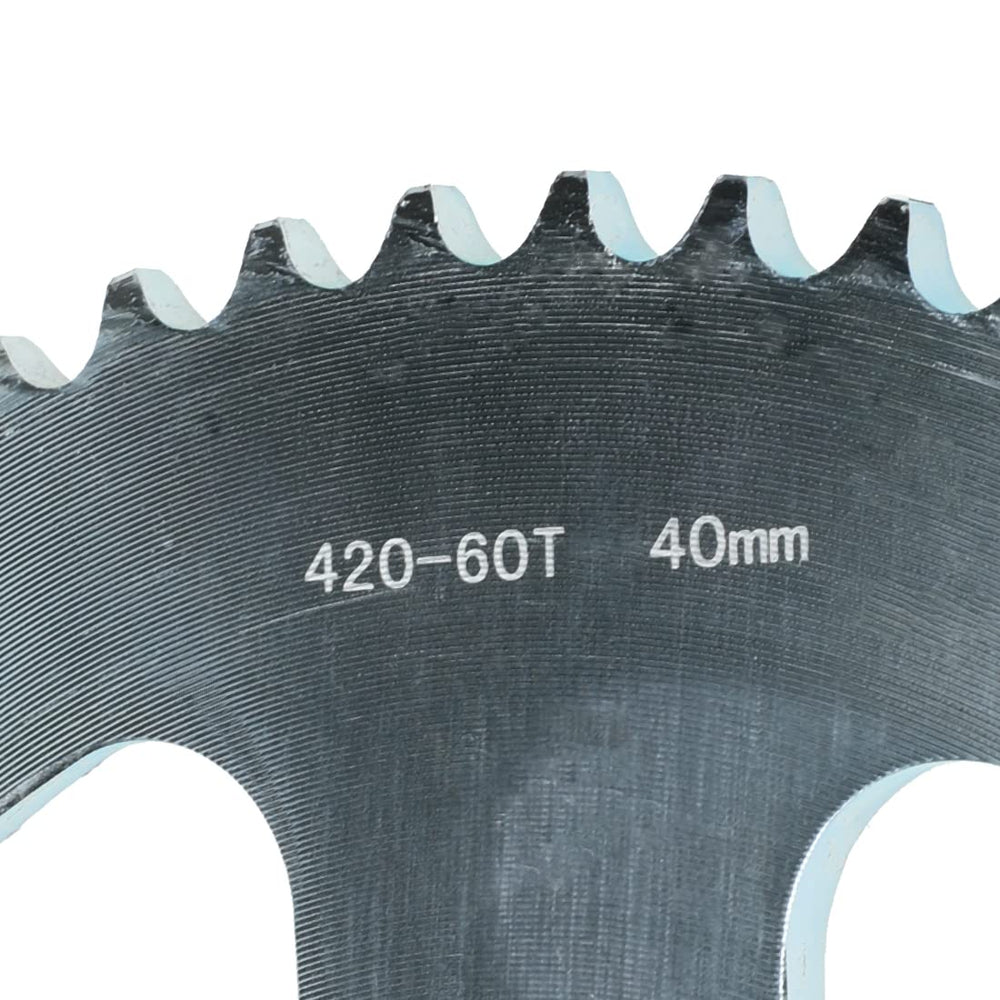 YOXUFA heavy-duty metal sprocket endures rugged riding conditions