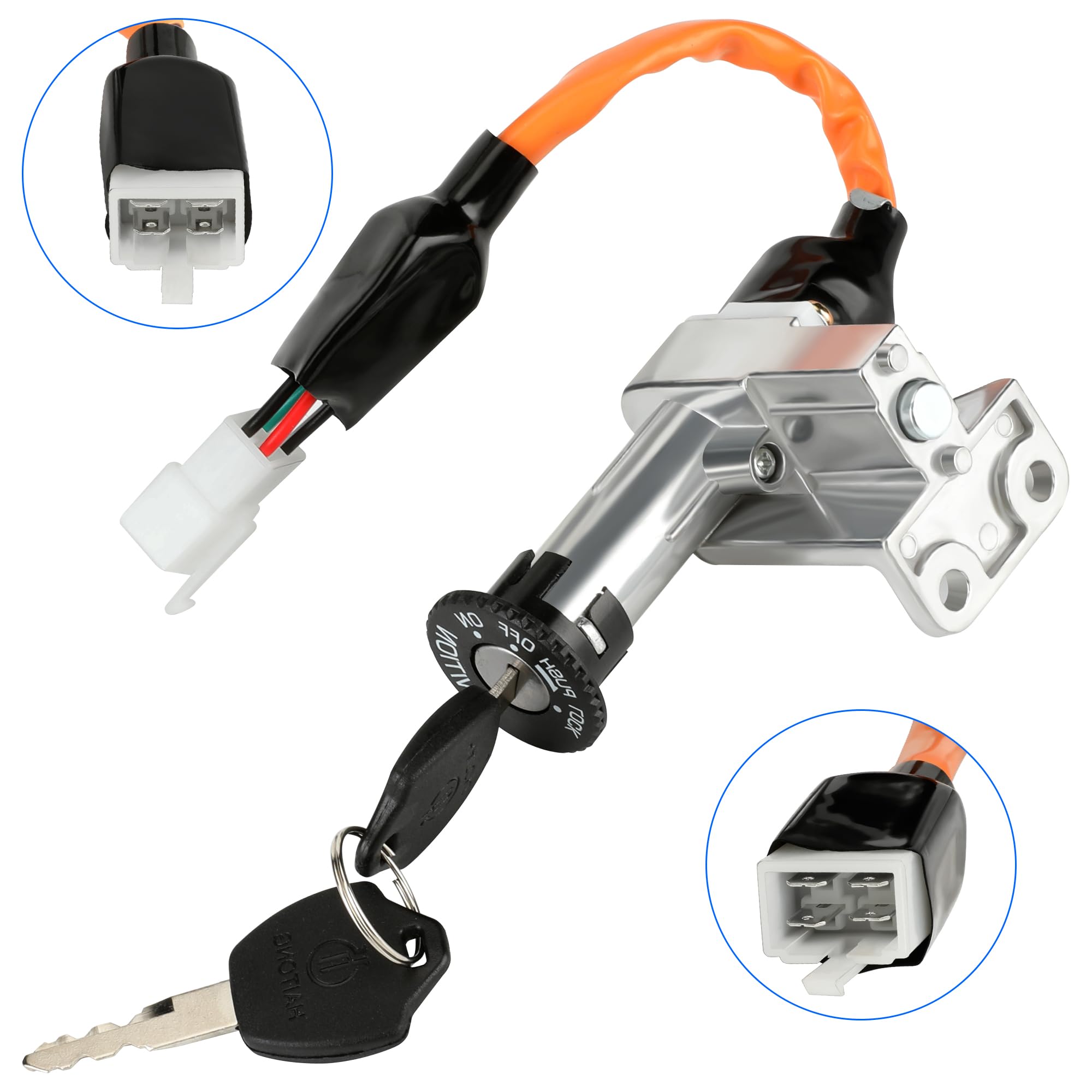 YOXUFA ignition switch key assembly for Icebear 150 aids fast starts
