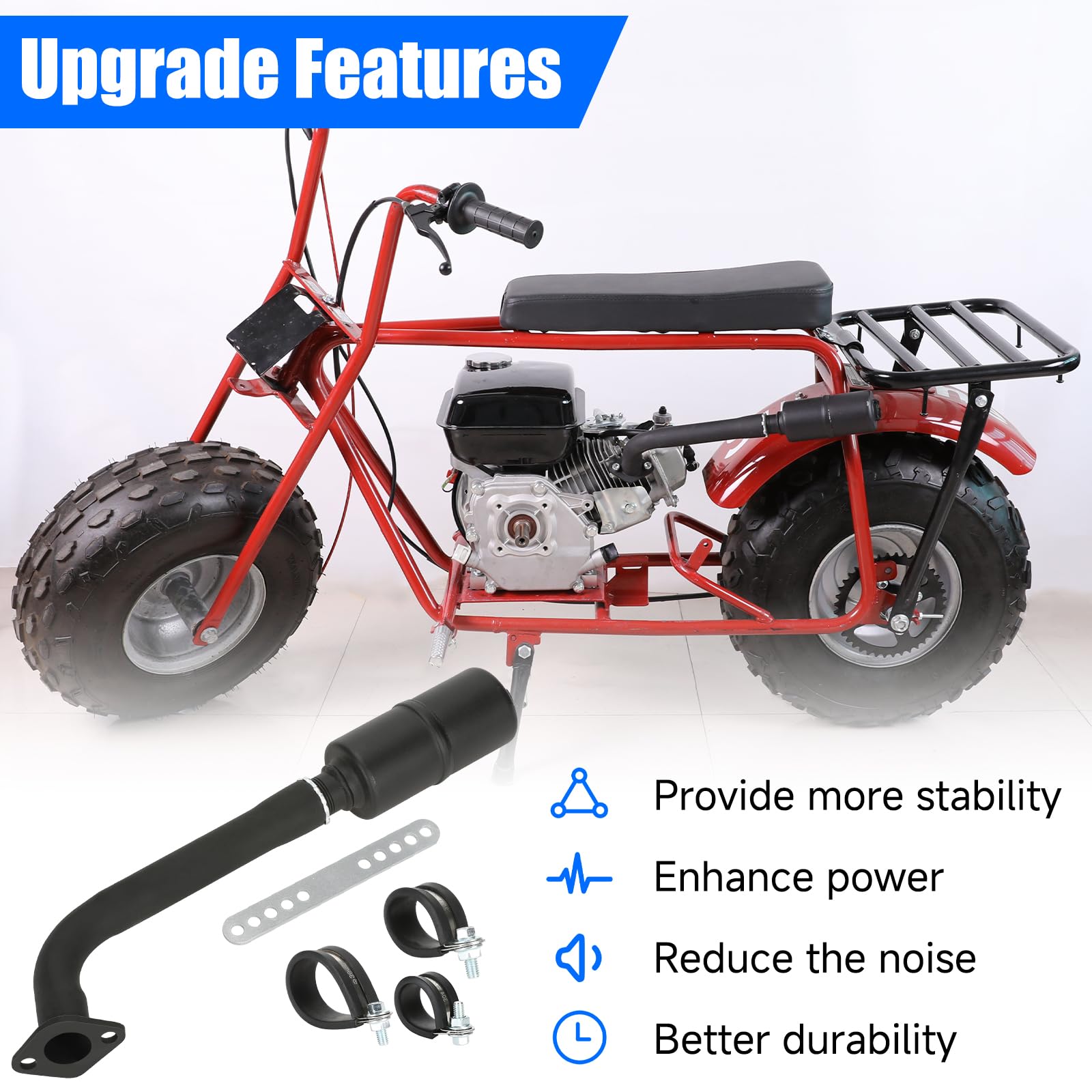 YOXUFA installation kit includes wrench and clamps for easy setup
