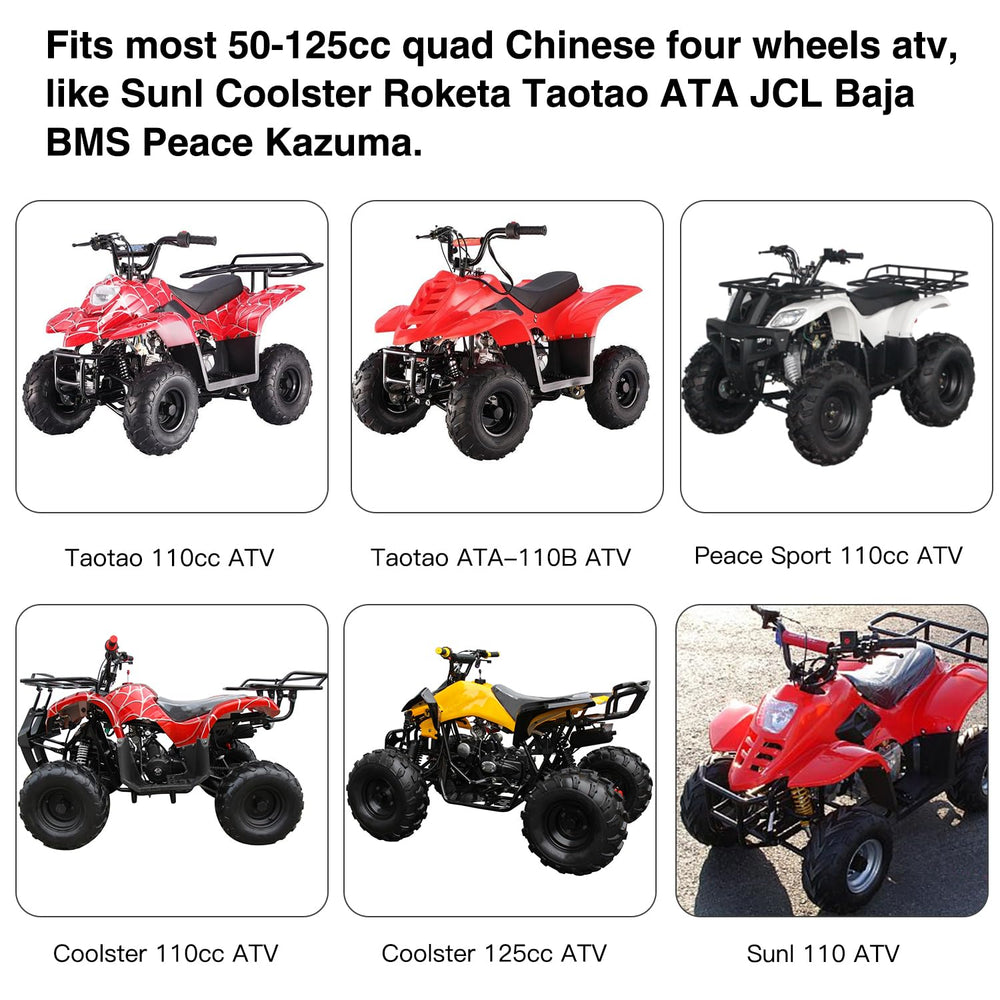 YOXUFA gas tank cap installed on an ATV demonstrates secure fit