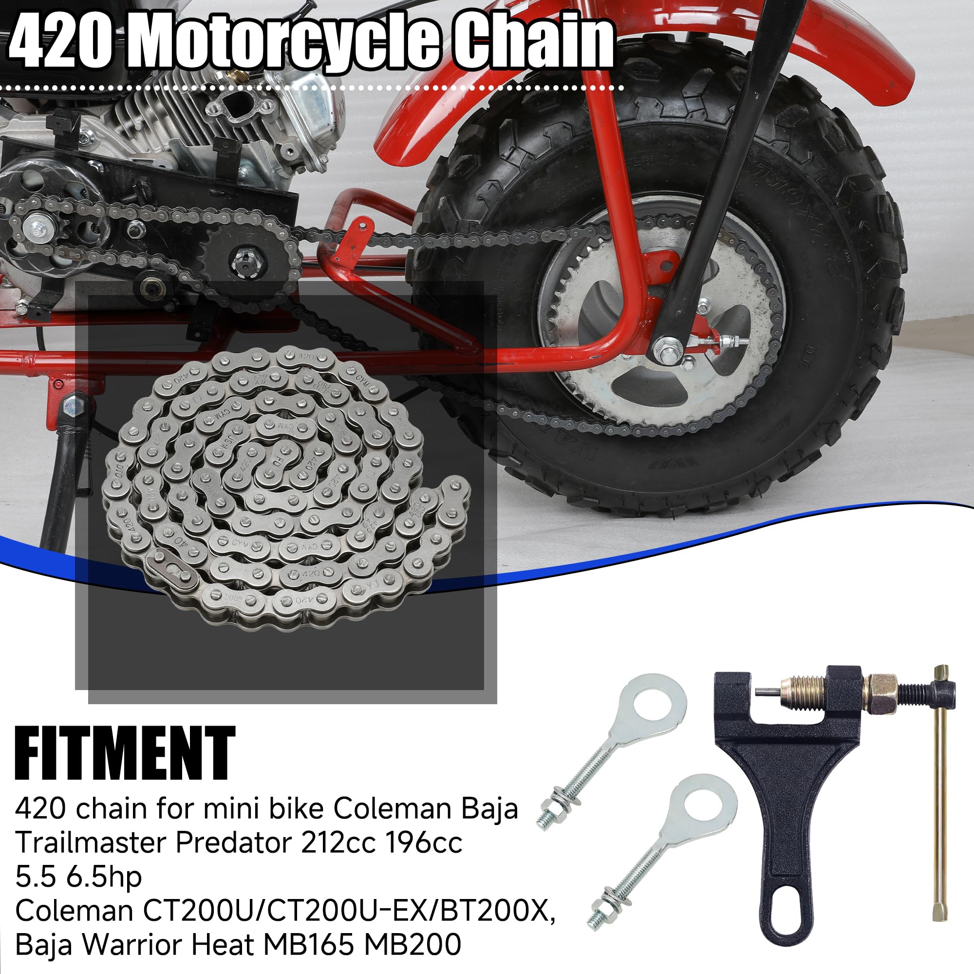 YOXUFA mini bike chain breaker tool for easy link removal