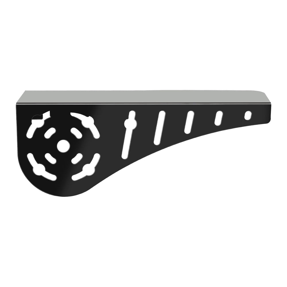 YOXUFA mini bike chain guard front view shields clutch from rain and debris.