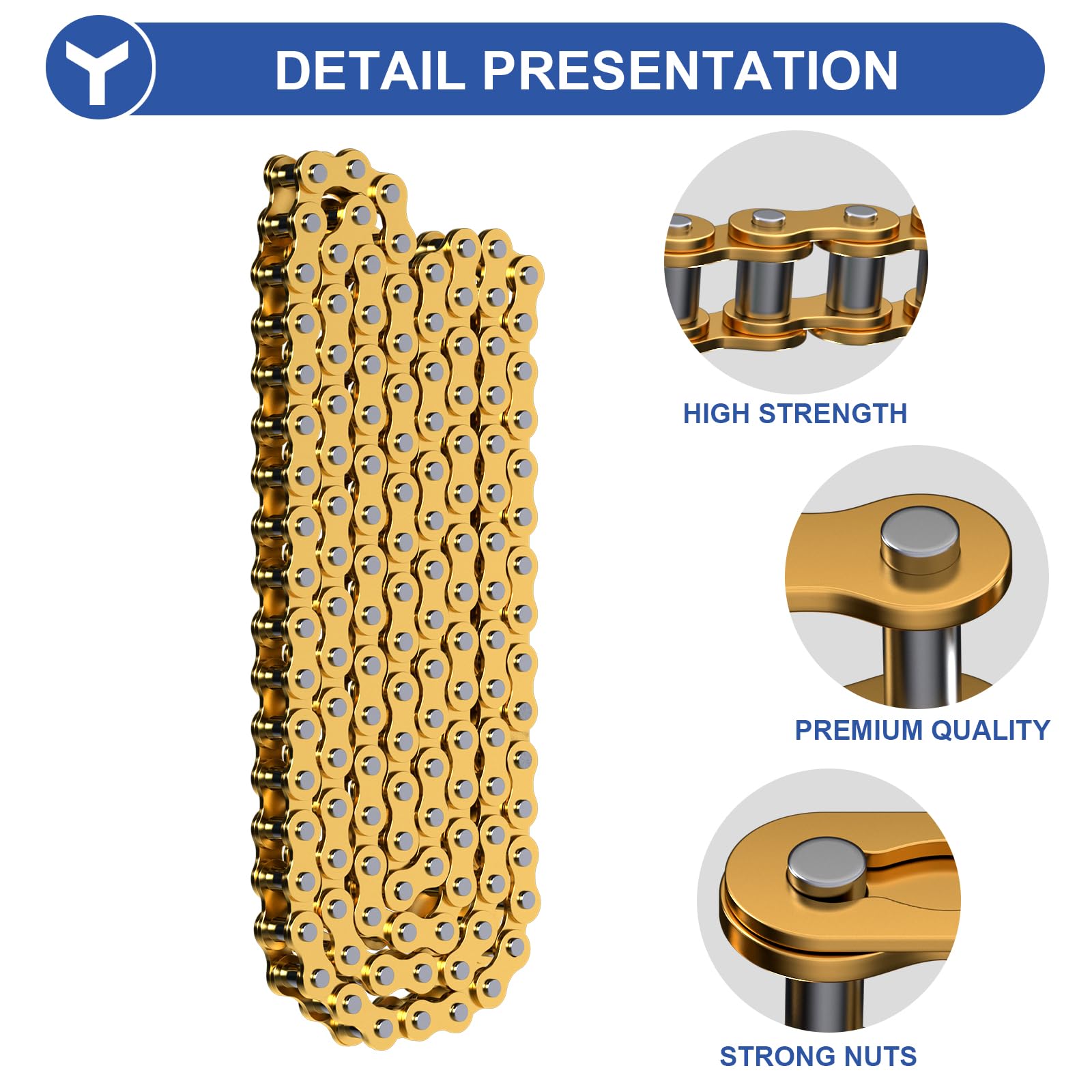 YOXUFA 420 chain packaging includes all replacement parts for quick service.