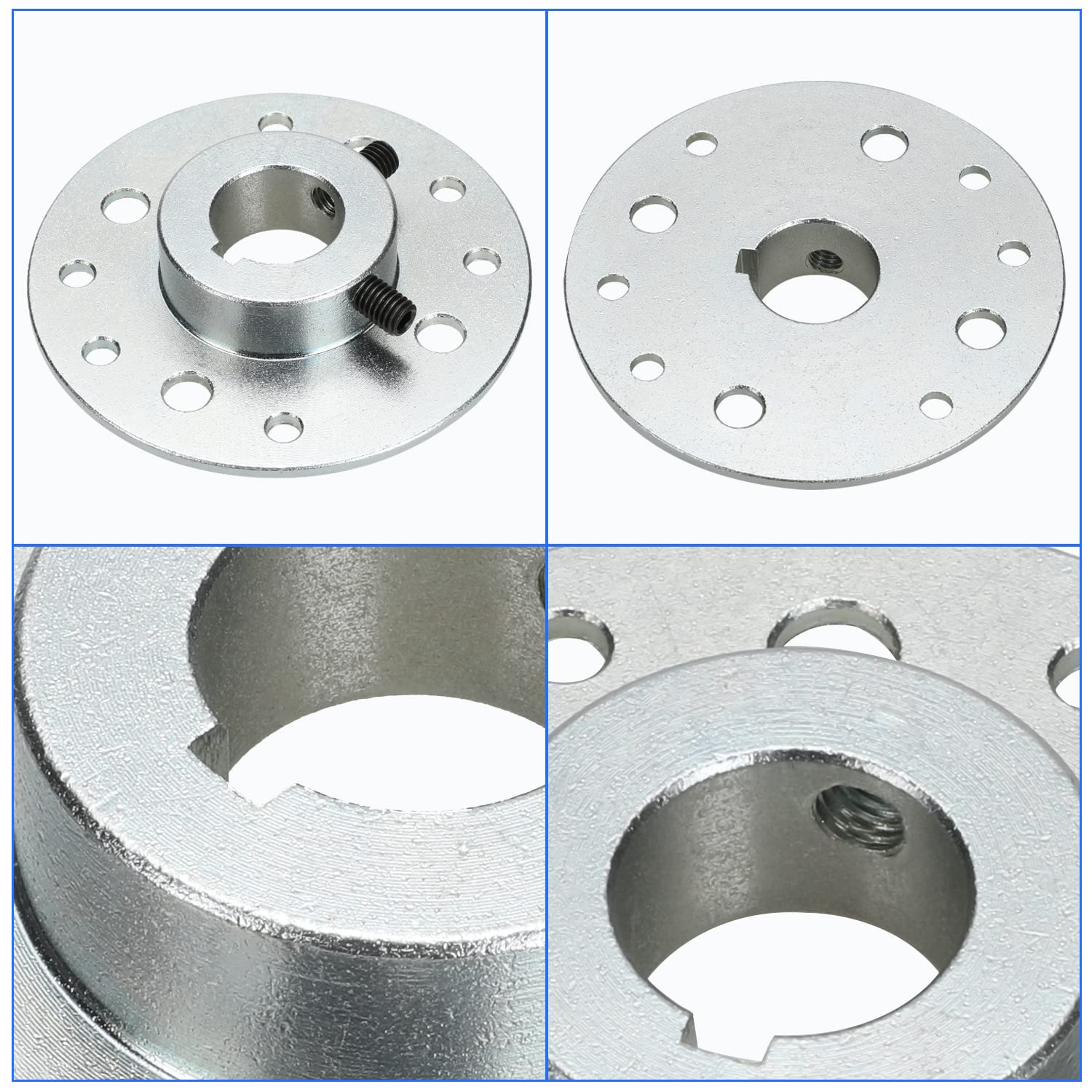 YOXUFA packaging includes hub, 48T sprocket, key, screws and nuts.
