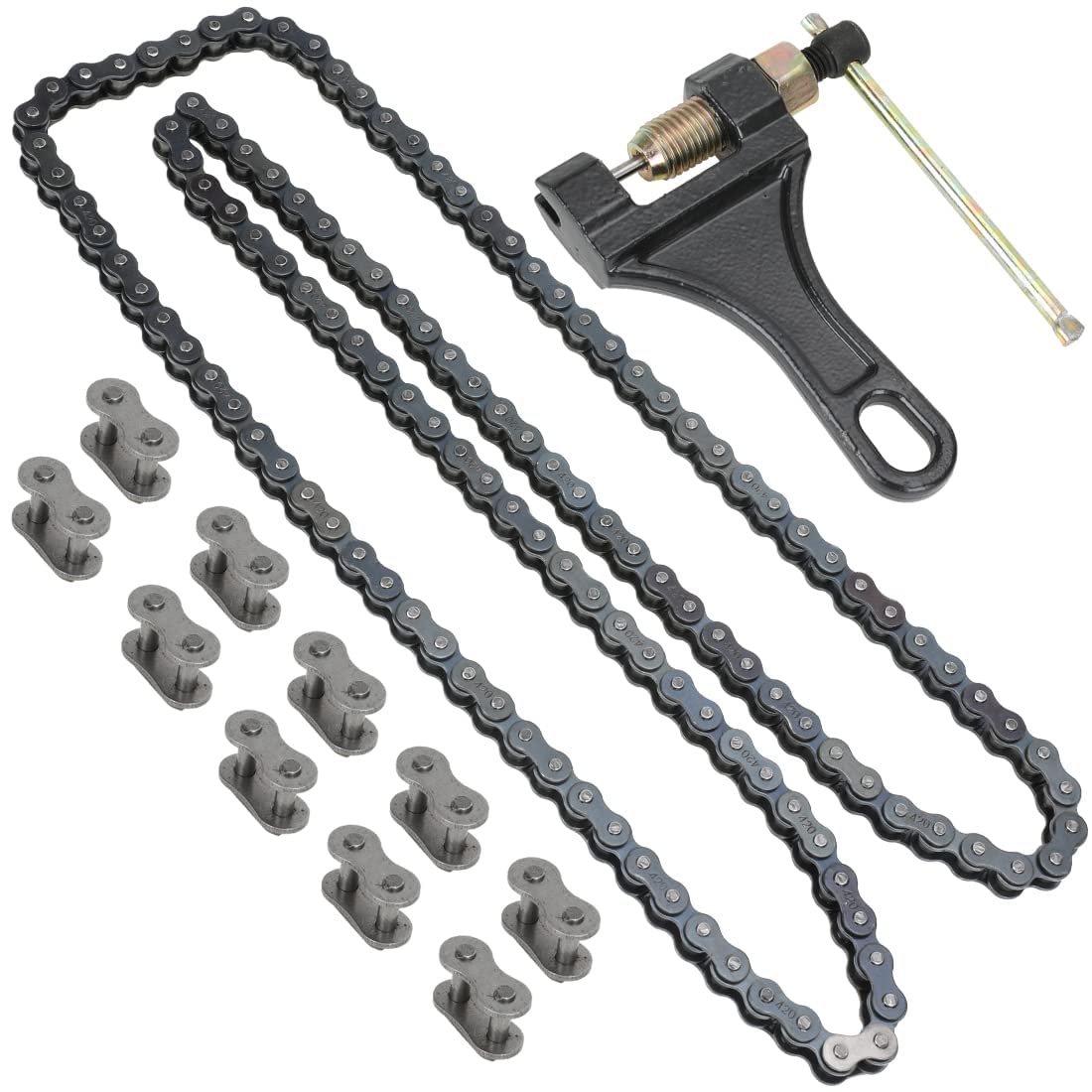 YOXUFA powersports parts packaging with chain breaker and connectors