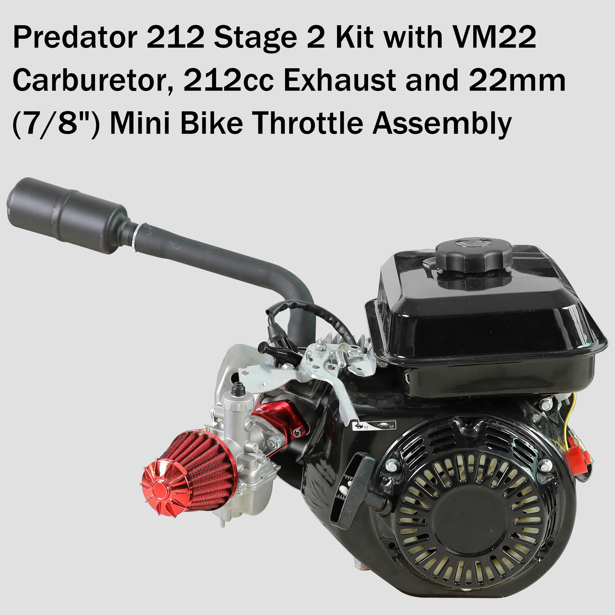 YOXUFA Predator 212 Stage 2 muffler offers durable, consistent operation