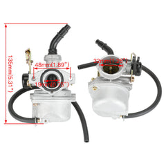 YOXUFA PZ19 red air filter included for easy setup.