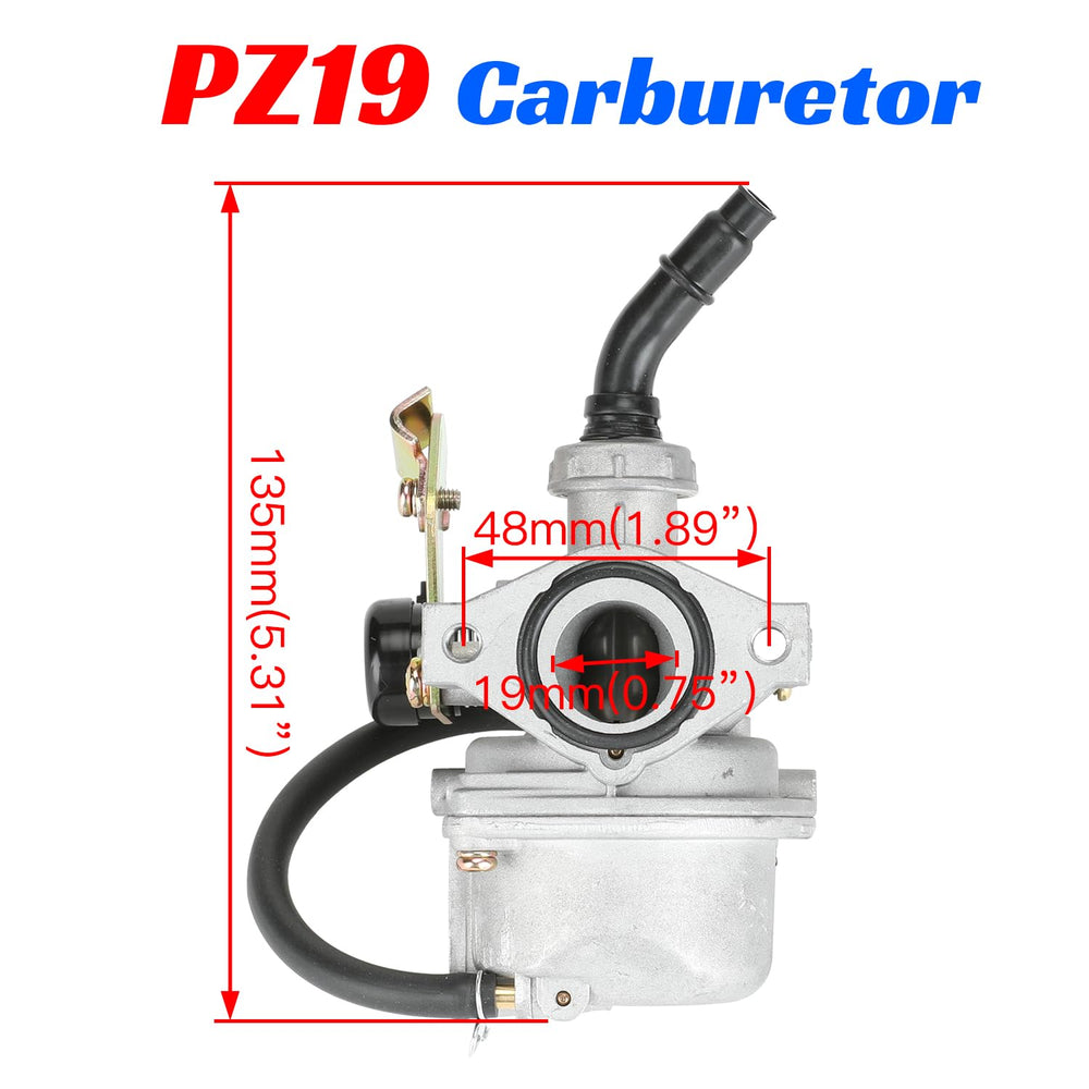 YOXUFA PZ19 red fuel line provides a durable connection for reliable fuel delivery