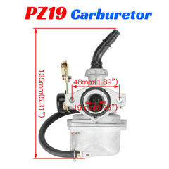 YOXUFA PZ19 red fuel line provides a durable connection for reliable fuel delivery