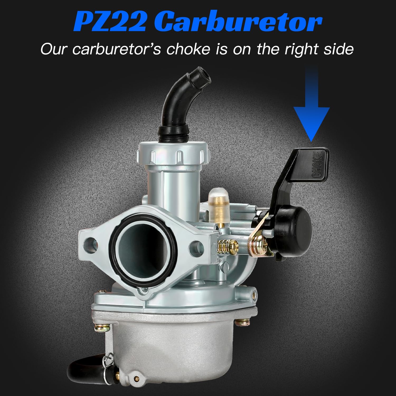 YOXUFA PZ22 fuel line ensures steady fuel flow.