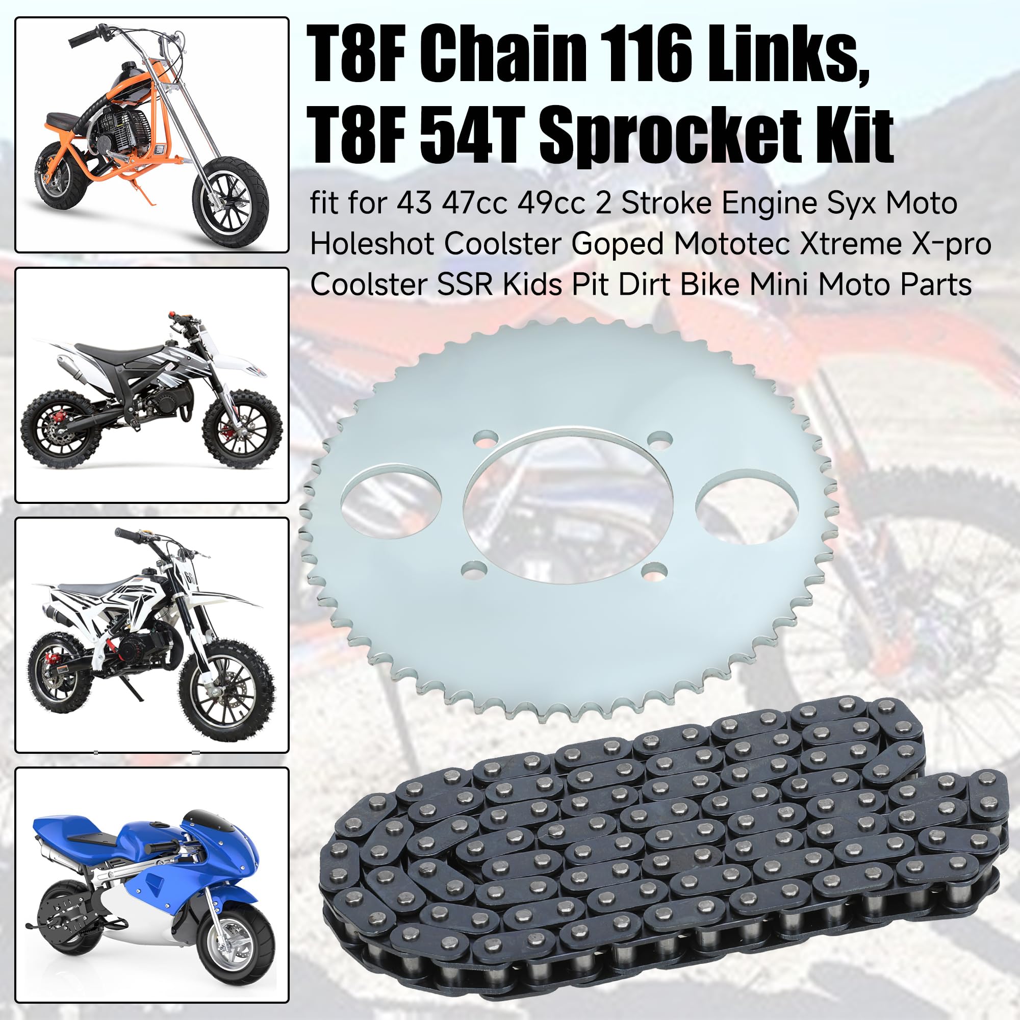 YOXUFA T8F chain breaker tool included for easy on-site maintenance