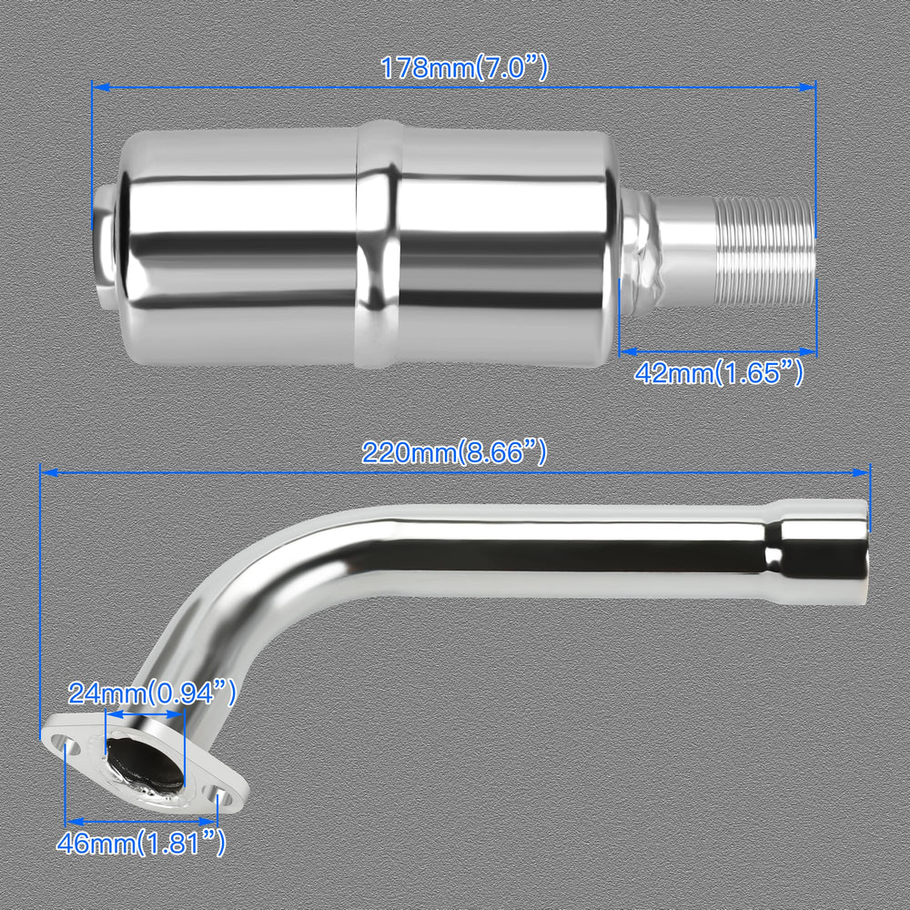 YOXUFA wrench included helps you install the exhaust with confidence.