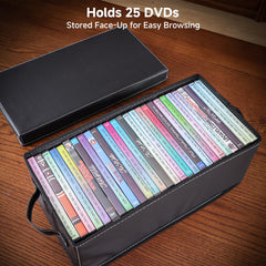 Yoyobubu DVD storage box folded flat, saving space when not in use.