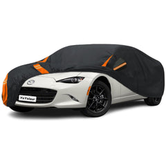 YoYolaur Mazda Miata 10-layer cover front view shields against rain and sun
