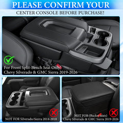 YPHUIKI center console organizer for Silverado/Sierra 2500HD/3500HD with ample space for essentials