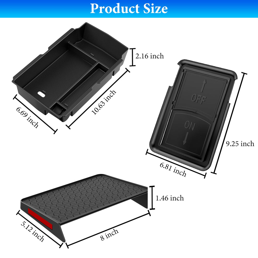 YPHUIQI non-slip rubber liners keep items in place.