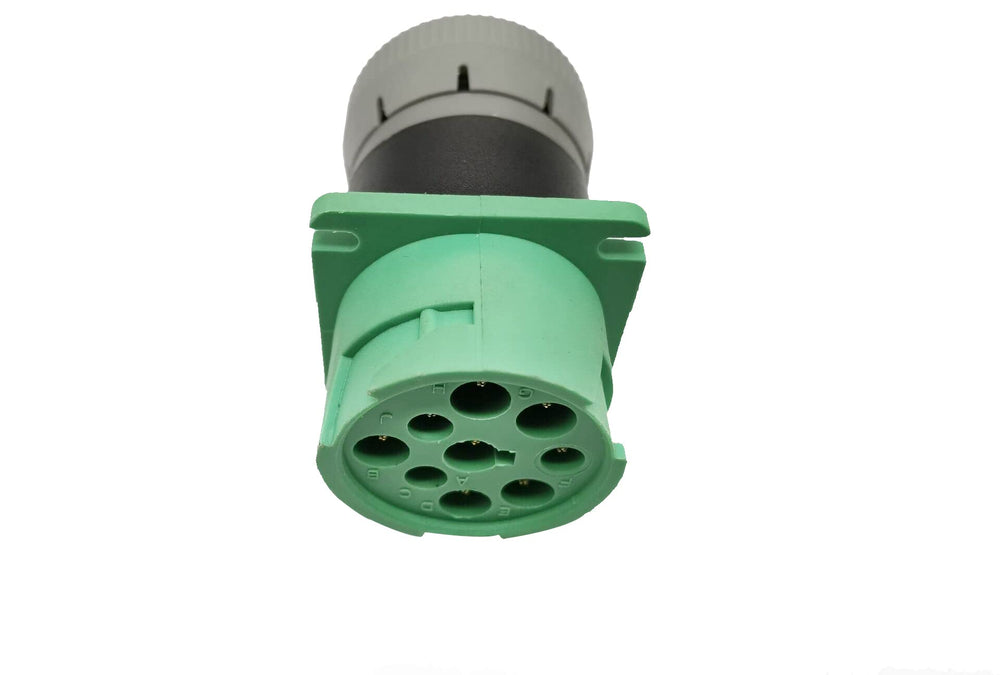 YPP Green 6pin J1708 to J1939 port enables reliable data link.