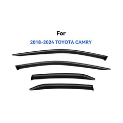 YQAUTEC Camry window visor front-right providing ventilation with rain shield