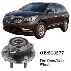 YQAUCES front wheel bearing assembly image highlights balanced construction for quieter operation.