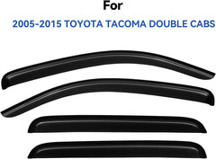 YQAUTEC rain guard deflector adds shade and reduces glare for driving comfort.