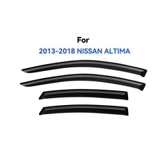 YQAUTEC Altima front-right window visor reduces rain splash while driving.