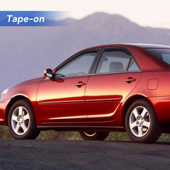 Close-up of YQAUTEC Camry visor material and durability