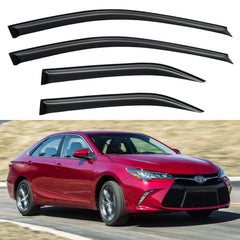 YQAUTEC Camry window visor front left shields rain while allowing fresh air