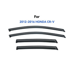 YQAUTEC CR-V rain guard on side window deflects rain while driving for clear visibility