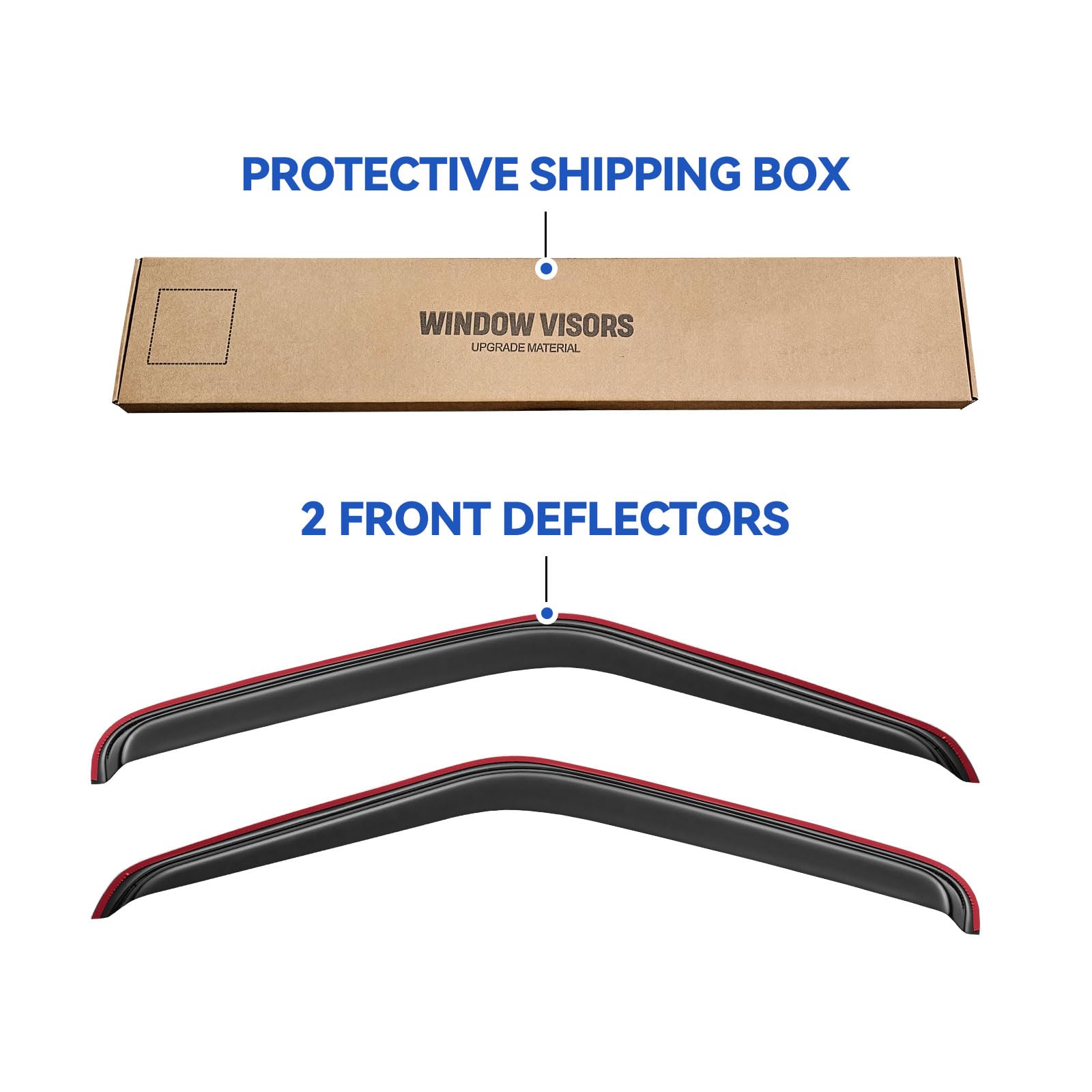 Packaging and outside-mount installation demo for YQAUTEC visors.