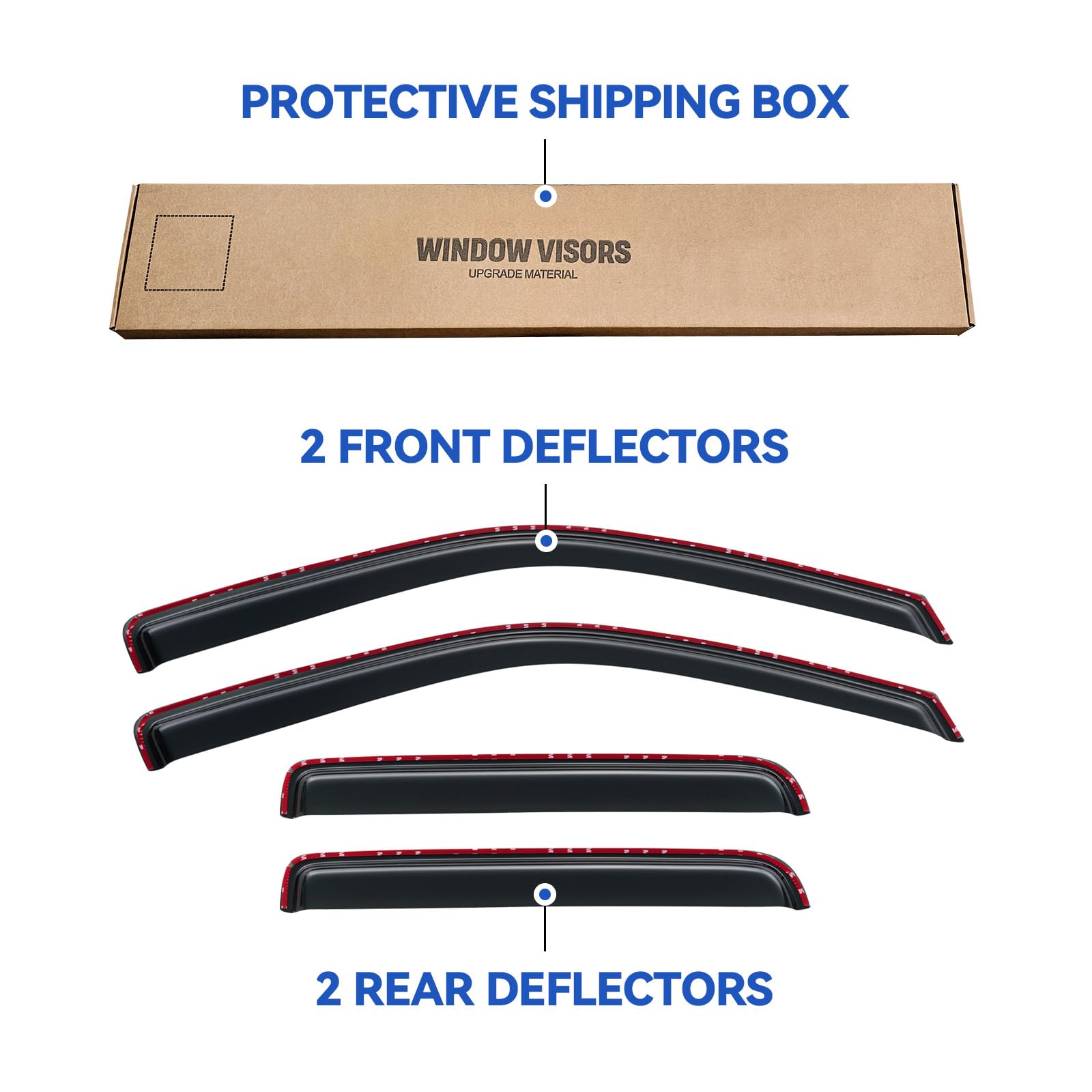 YQAUTEC installation guide image demonstrates no-drill in-channel fit