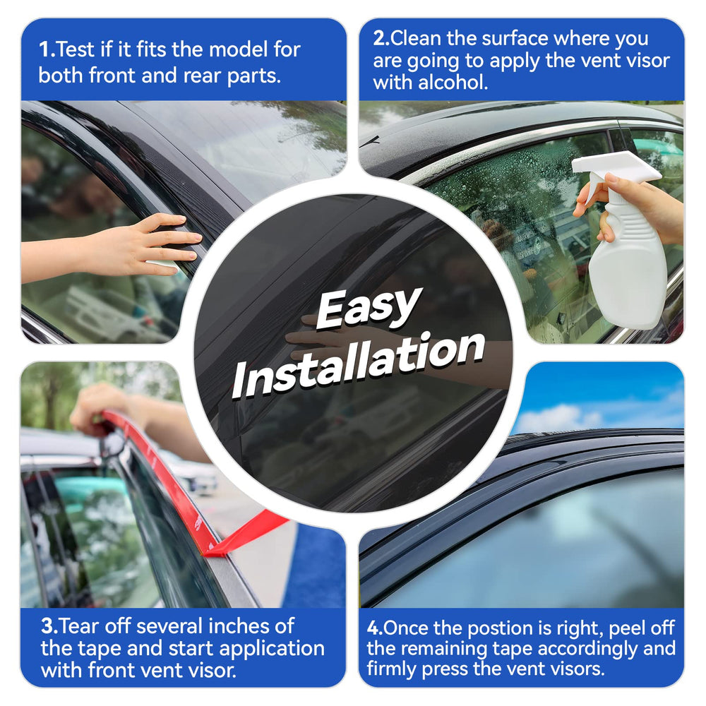 YQAUTEC installation outside mount is quick and tool-free
