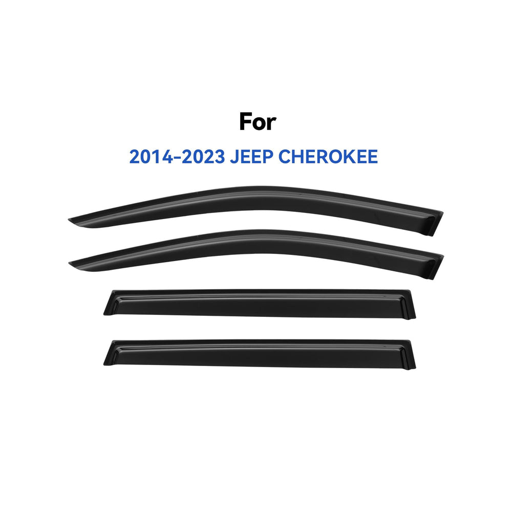 YQAUTEC rain guards on the front-right demonstrate durable wind-friendly protection