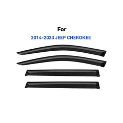 YQAUTEC rain guards on the front-right demonstrate durable wind-friendly protection