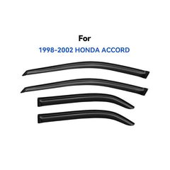 YQAUTEC out channel visor on Honda Accord front right window for rain protection