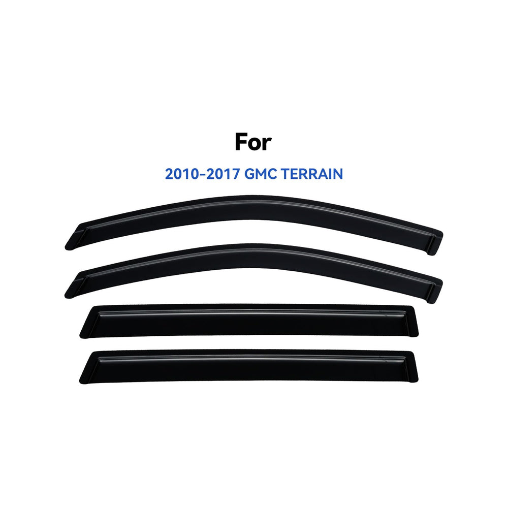 YQAUTEC window visor front-right for GMC Terrain; maintains fresh air flow and rain protection