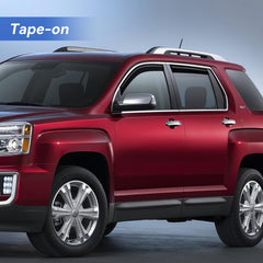 YQAUTEC window visor rear-right for GMC Terrain; easy exterior attachment and ventilation