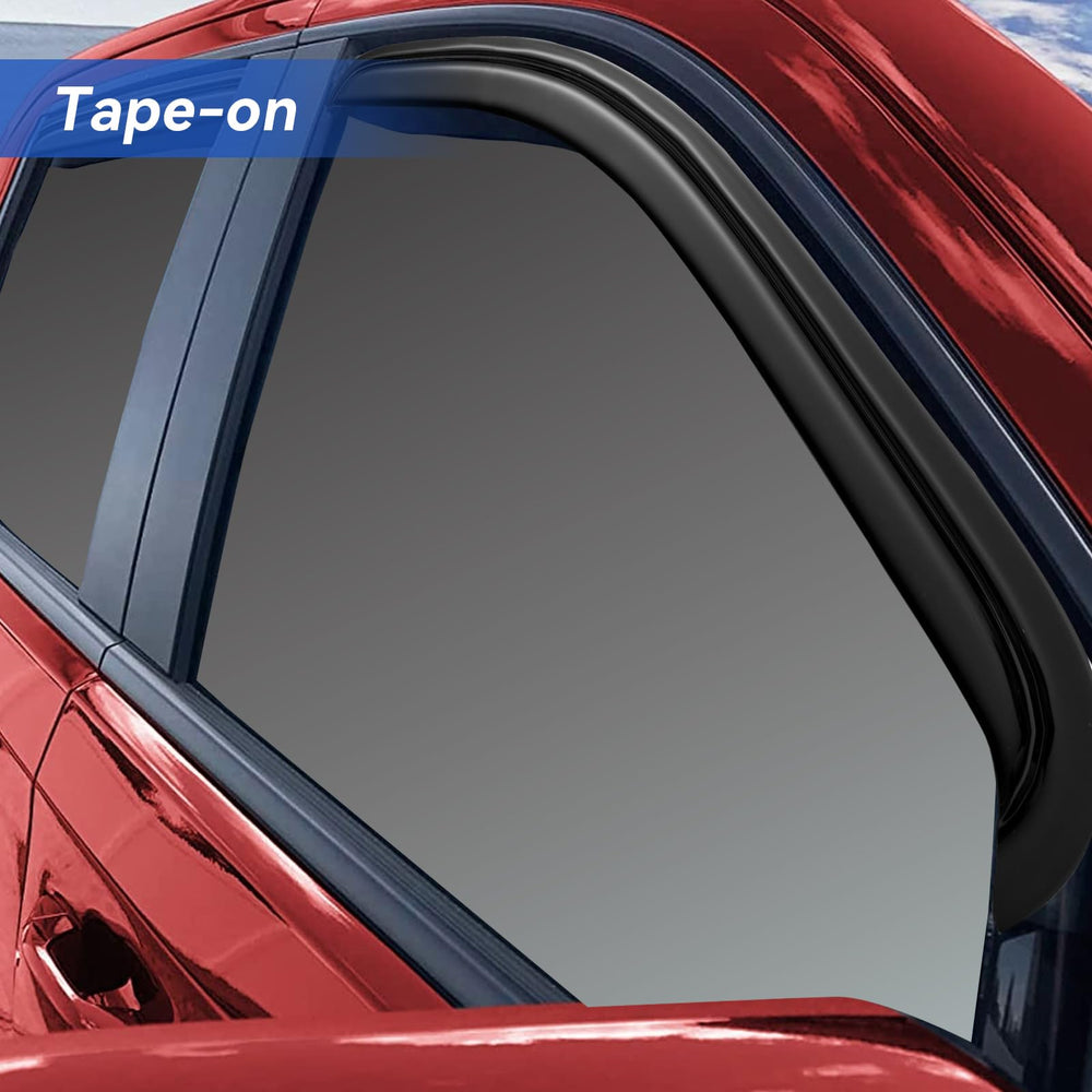 YQAUTEC window visors offer UV protection and scratch resistance for durable use.