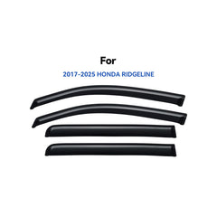 YQAUTEC Ridgeline front-right window visor out-channel supports ventilation and rain defense.