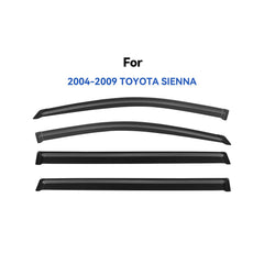 YQAUTEC Sienna rain guards on side windows for weather protection