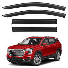 YQAUTEC Terrain window visors package ready for quick installation and enhanced weather protection.