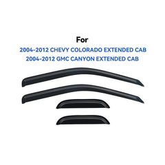 YQAUTEC window visors close-up shows anti-shatter durability.