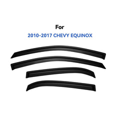 YQAUTEC vent deflectors side-view installation reduces wind disruption.