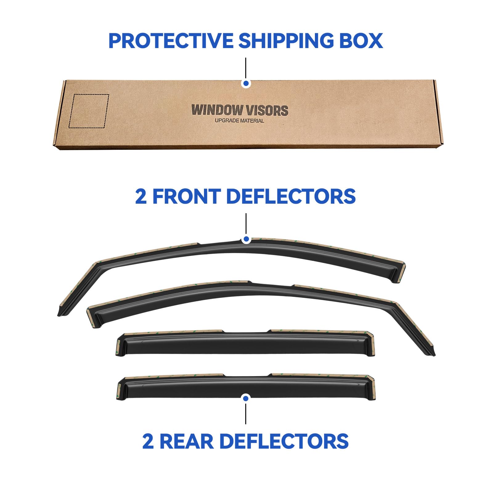 YQAUTEC 1-year warranty with lifetime support for Ranger visors.